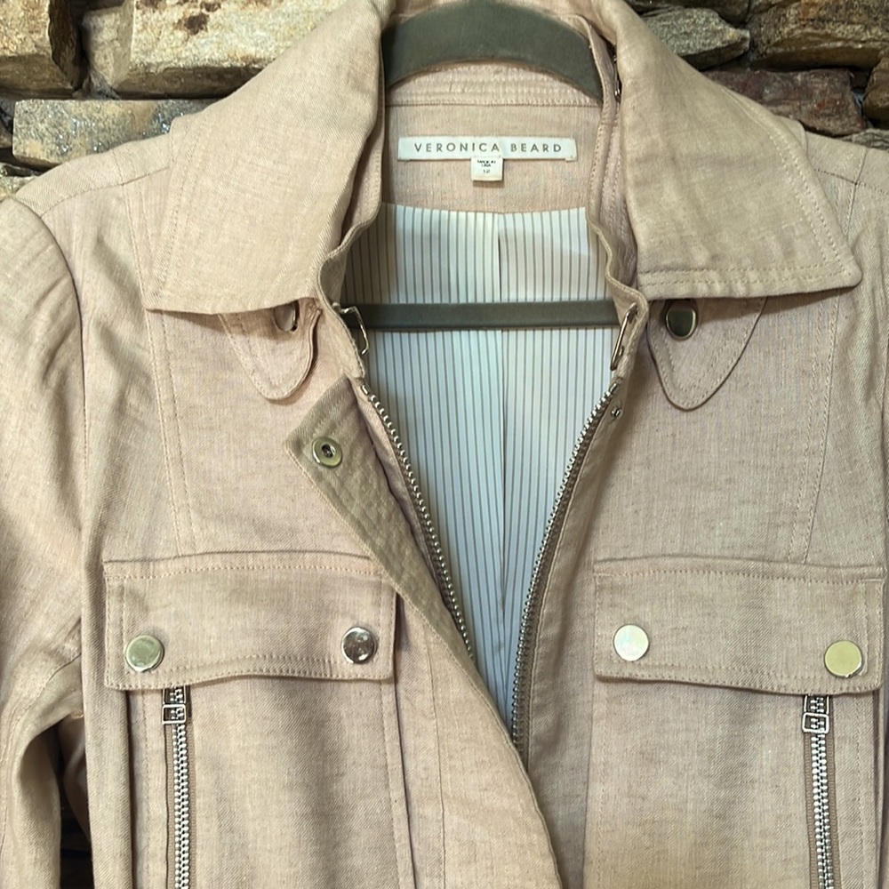 Unique Veronica Beard Moto style jacket - Picture 7 of 8